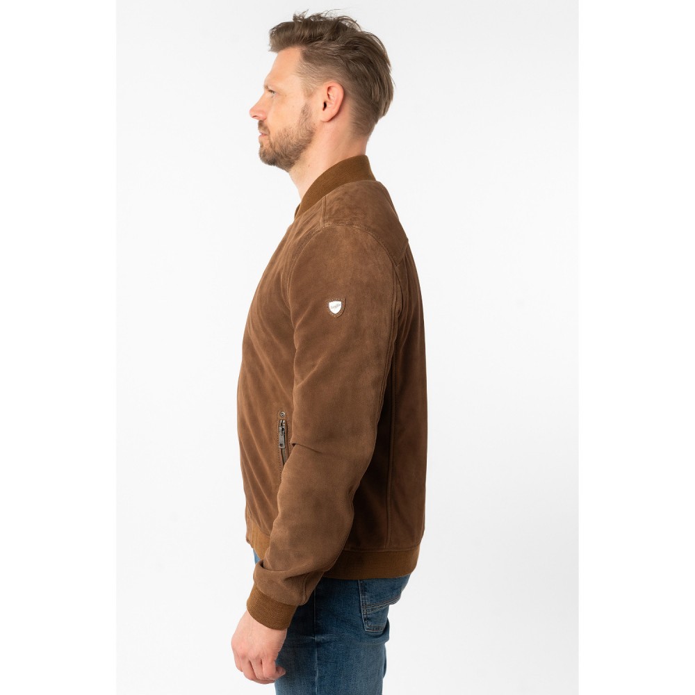 Geaca de Piele Barbati Mauritius Maro Deschis MMKolmo - readytowear