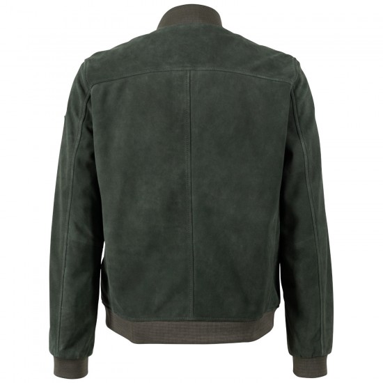 Geaca de Piele Barbati Mauritius Verde Inchis MMKolmo