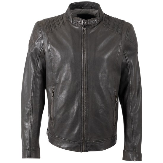 Geaca de Piele Barbati Mauritius Antracit MMKrossy