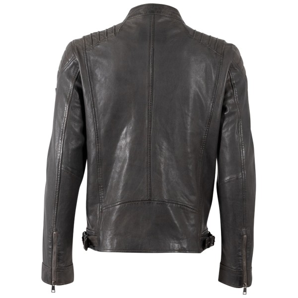 Geaca de Piele Barbati Mauritius Antracit MMKrossy