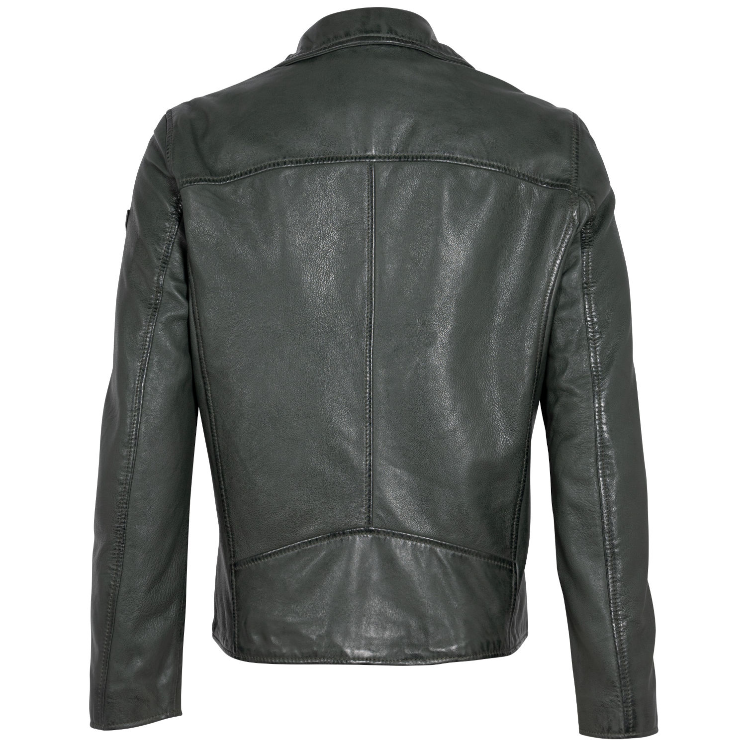 Geaca de Piele Barbati Mauritius Verde Inchis MMKunro – Black Friday