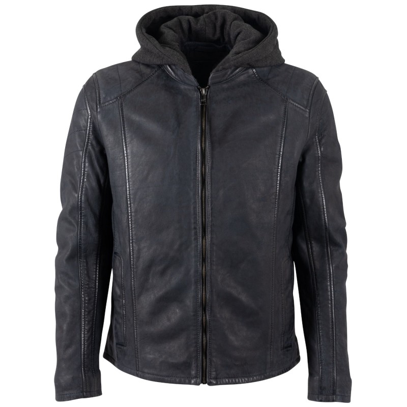 Geaca de Piele Barbati Mauritius Bleumarin Inchis MMKylos – Geci de Piele Geaca de Piele Barbati Mauritius Bleumarin Inchis MMKylos – Geci de Piele