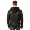 Geaca de Piele Barbati Mauritius Neagra MMLurak