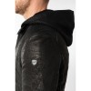 Geaca de Piele Barbati Mauritius Neagra MMLurak