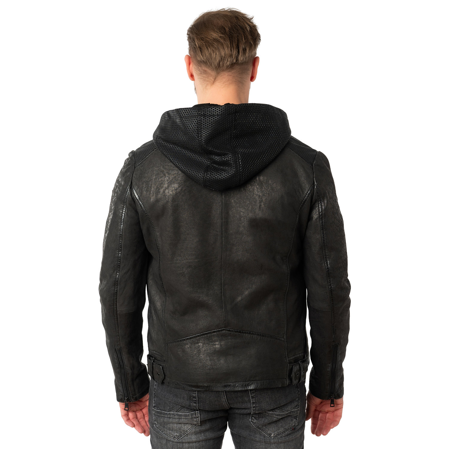 Geaca de Piele Barbati Mauritius Neagra MMLurak – Black Friday Geaca de Piele Barbati Mauritius Neagra MMLurak – Black Friday