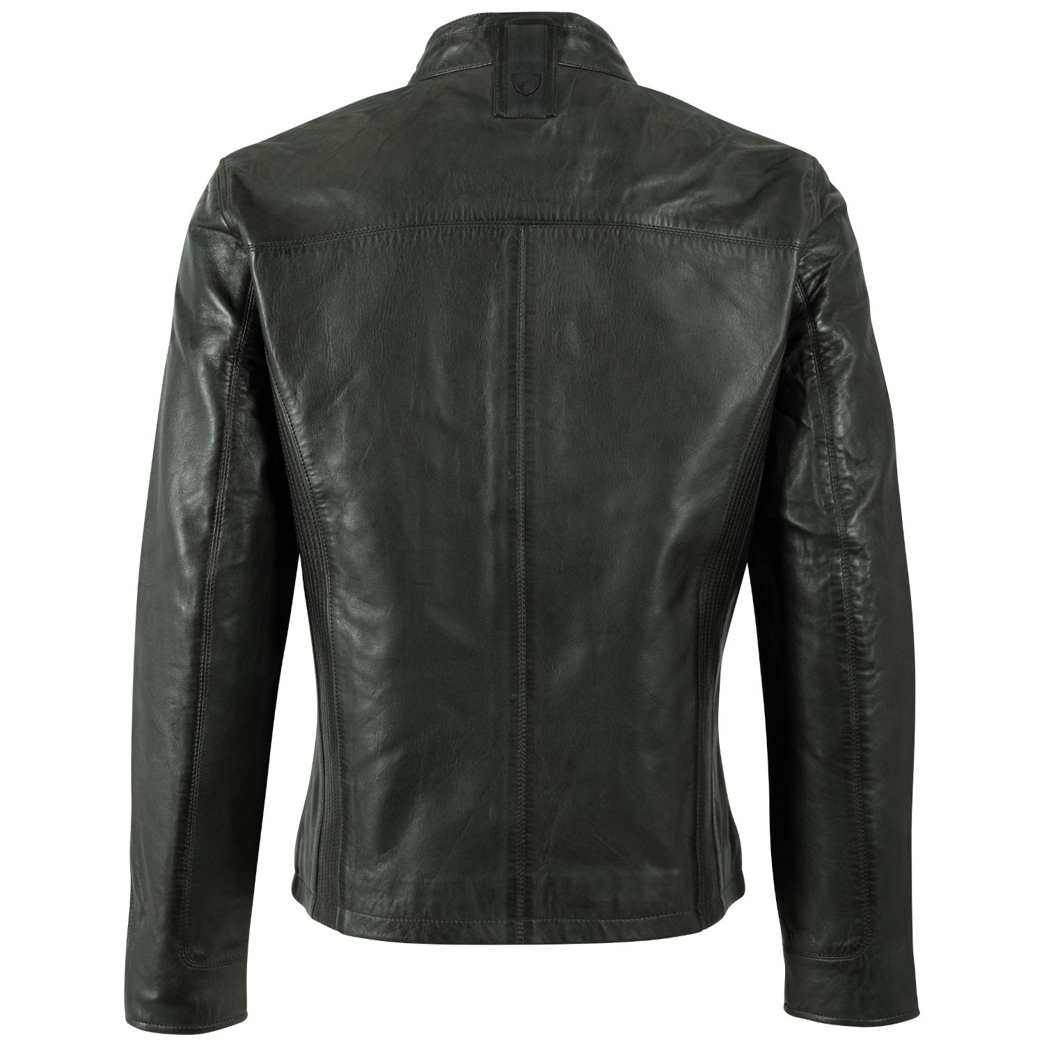 Geaca de Piele Barbati Mauritius Verde Inchis MMMayko – Geci de Piele