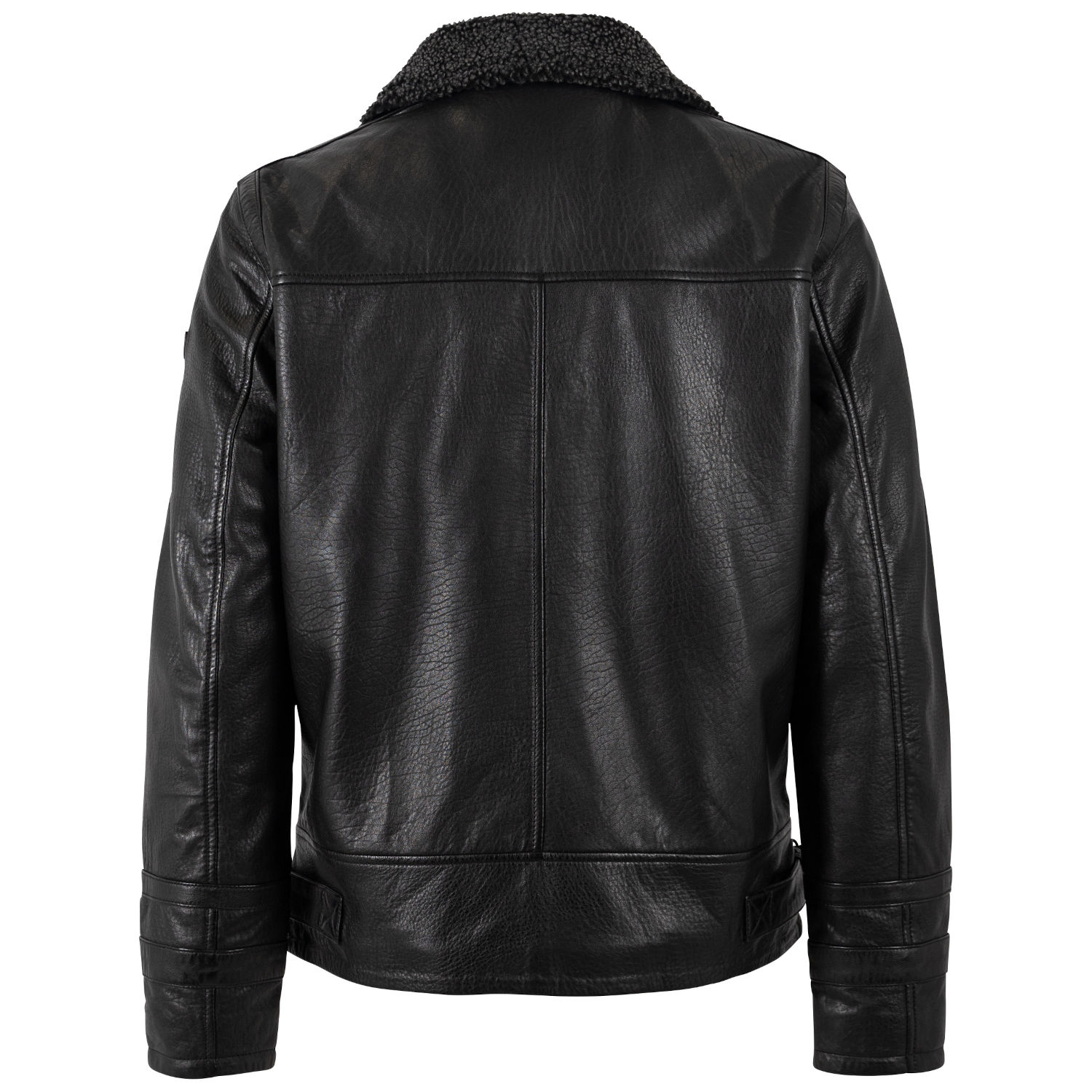 Cojoc de Piele Barbati Mauritius Negru MMOrctis – Geci de Piele