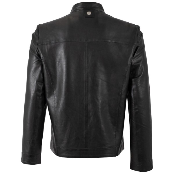 Geaca de Piele Barbati Mauritius Neagra MMOrlando Geaca de Piele Barbati Mauritius Neagra MMOrlando