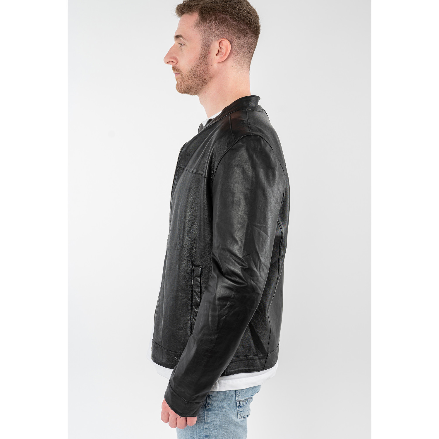 Geaca de Piele Barbati Mauritius Neagra MMOrlando – Geci de Piele Geaca de Piele Barbati Mauritius Neagra MMOrlando – Geci de Piele