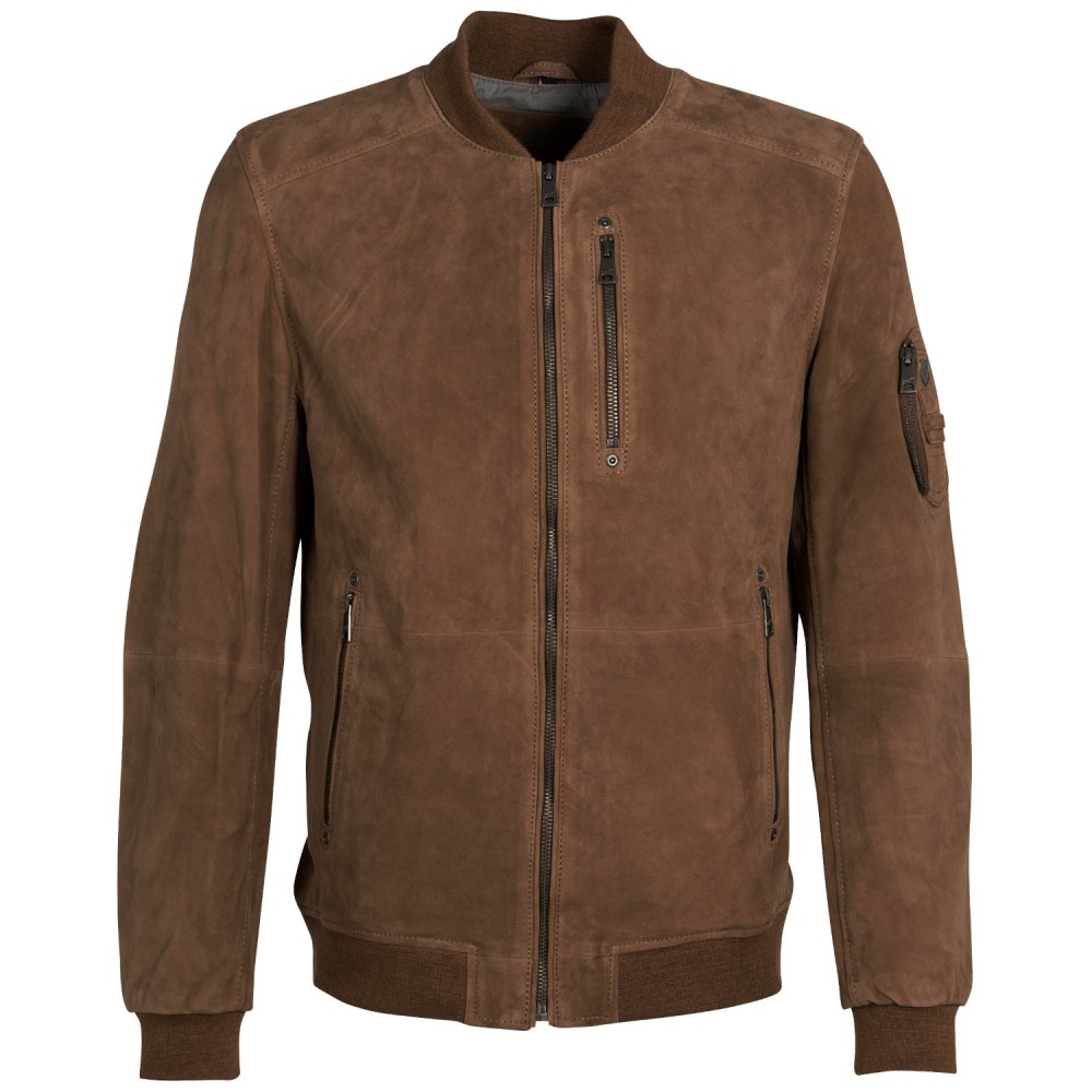 Geaca de Piele Barbati Mauritius Coniac Deschis MMPalermo - readytowear