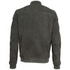 Geaca de Piele Barbati Mauritius Gri MMPalermo - readytowear.ro