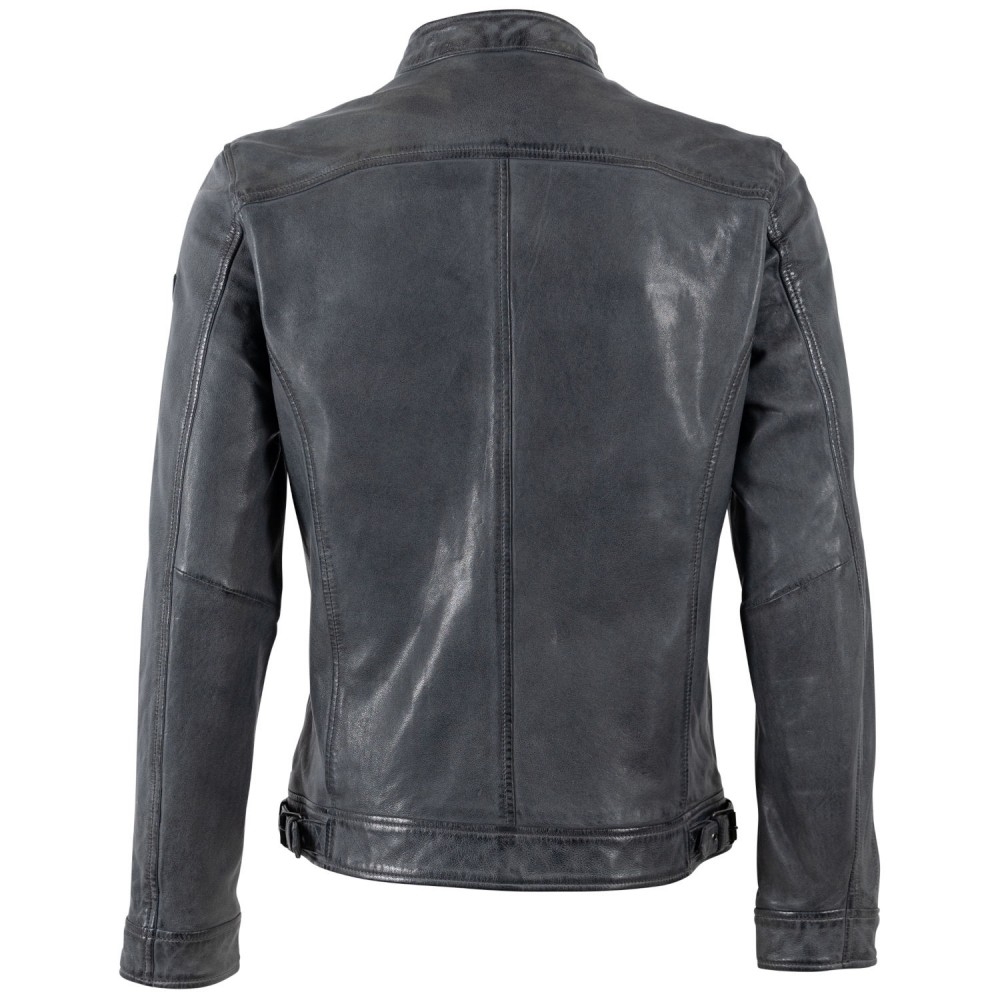 Geaca de Piele Barbati Mauritius Antracit MMPietar