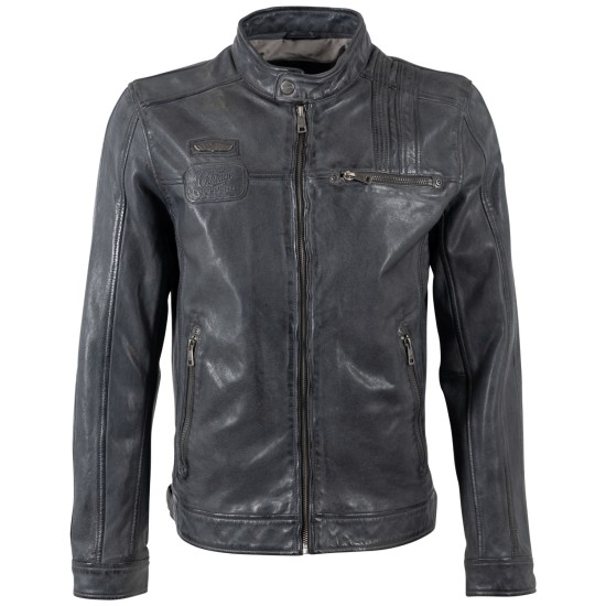 Geaca de Piele Barbati Mauritius Antracit MMPietar