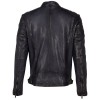 Geaca de Piele Barbati Mauritius Bleumarin Vintage MMReeser - readytowear.ro