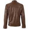 Geacă de piele maro prăfuit bărbați Mauritius MMRoley stil biker