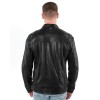 Geacă de piele bărbați Mauritius MMRoley neagră stil biker