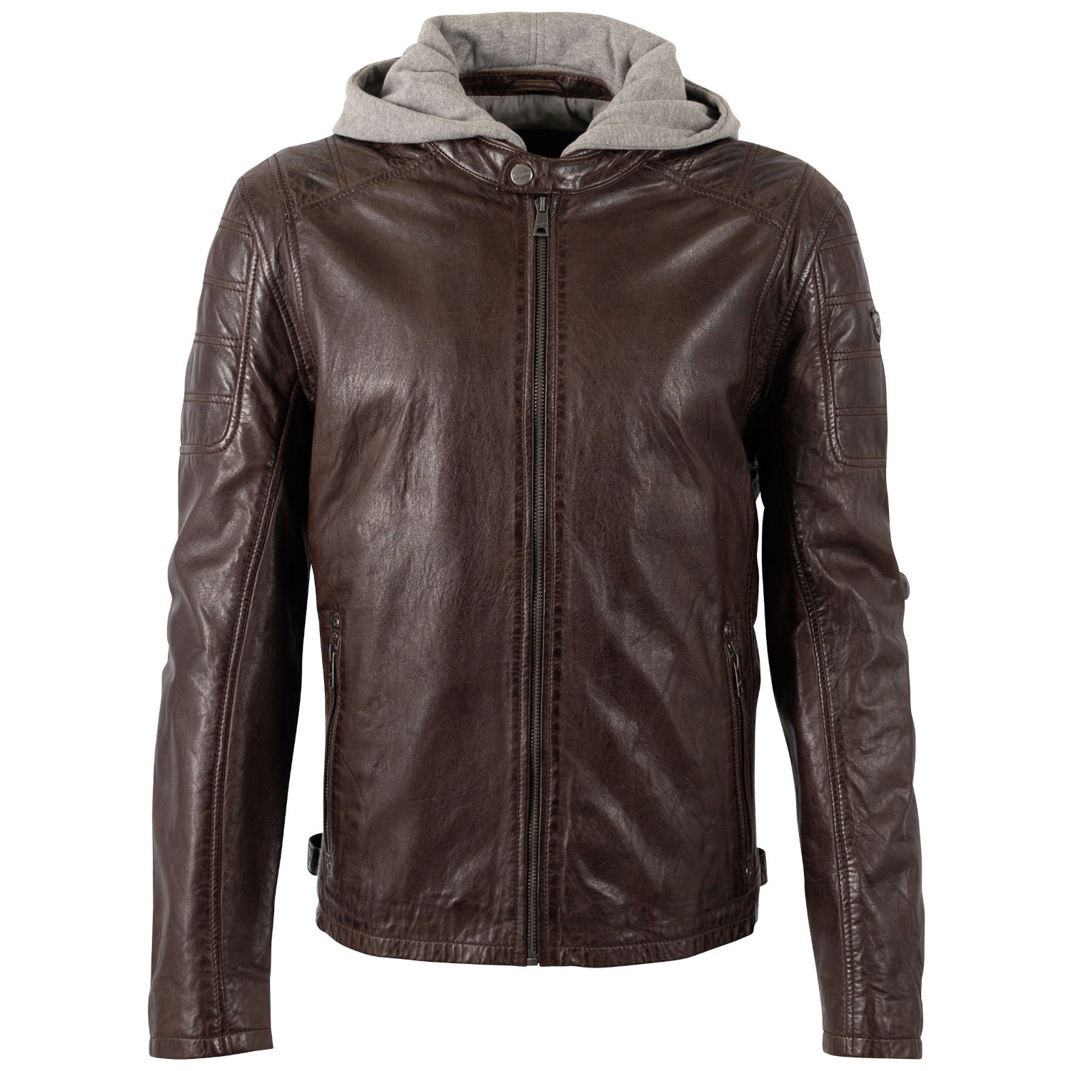 Geaca de Piele Barbati Mauritius Castanie MMRylo – Geci de Piele