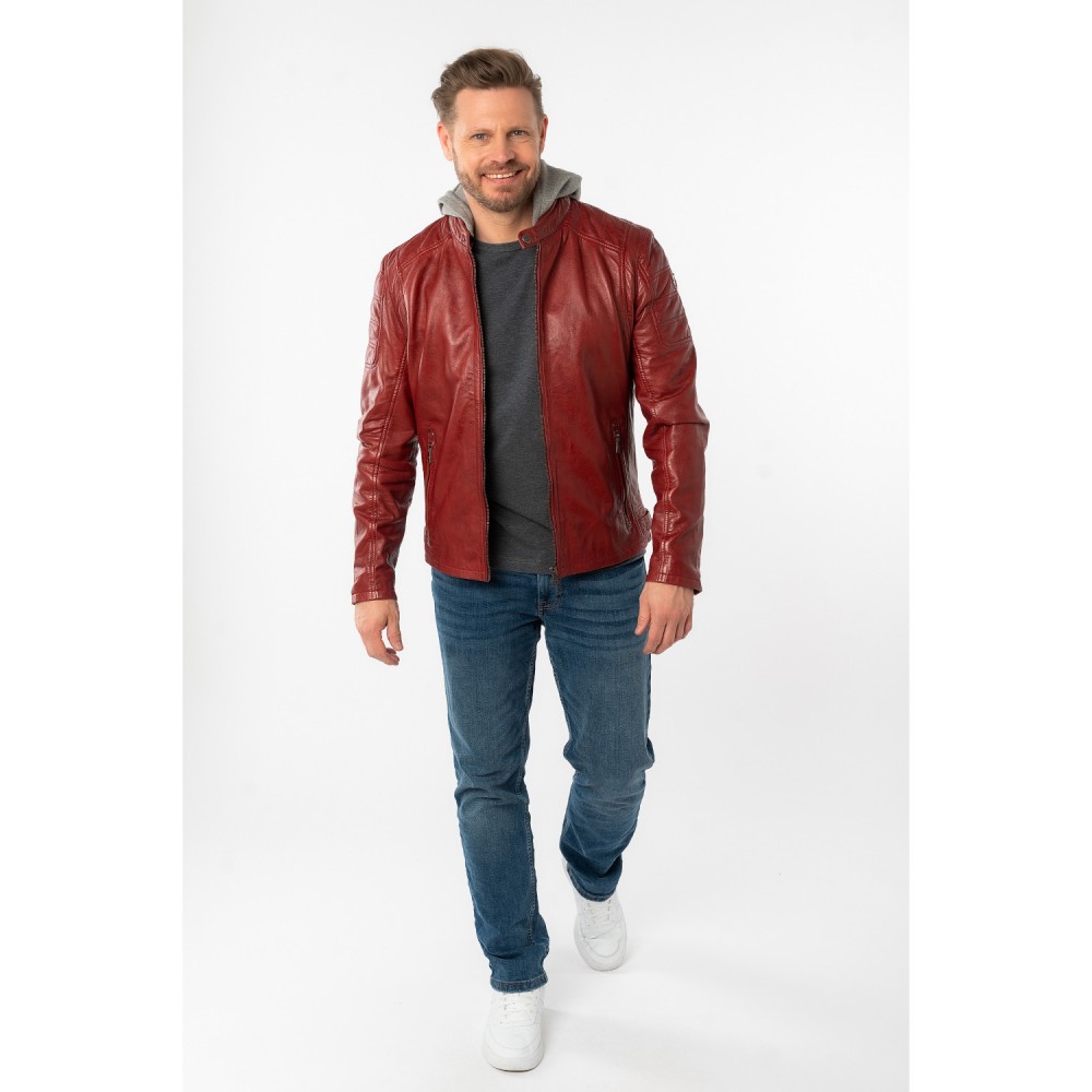 Geaca de Piele Barbati Mauritius Visinie MMRylo - readytowear