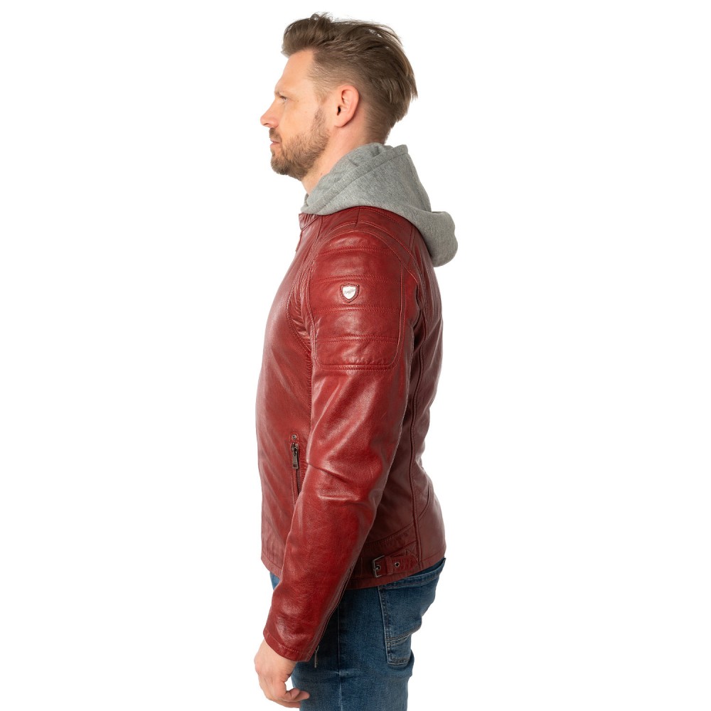 Geaca de Piele Barbati Mauritius Visinie MMRylo - readytowear