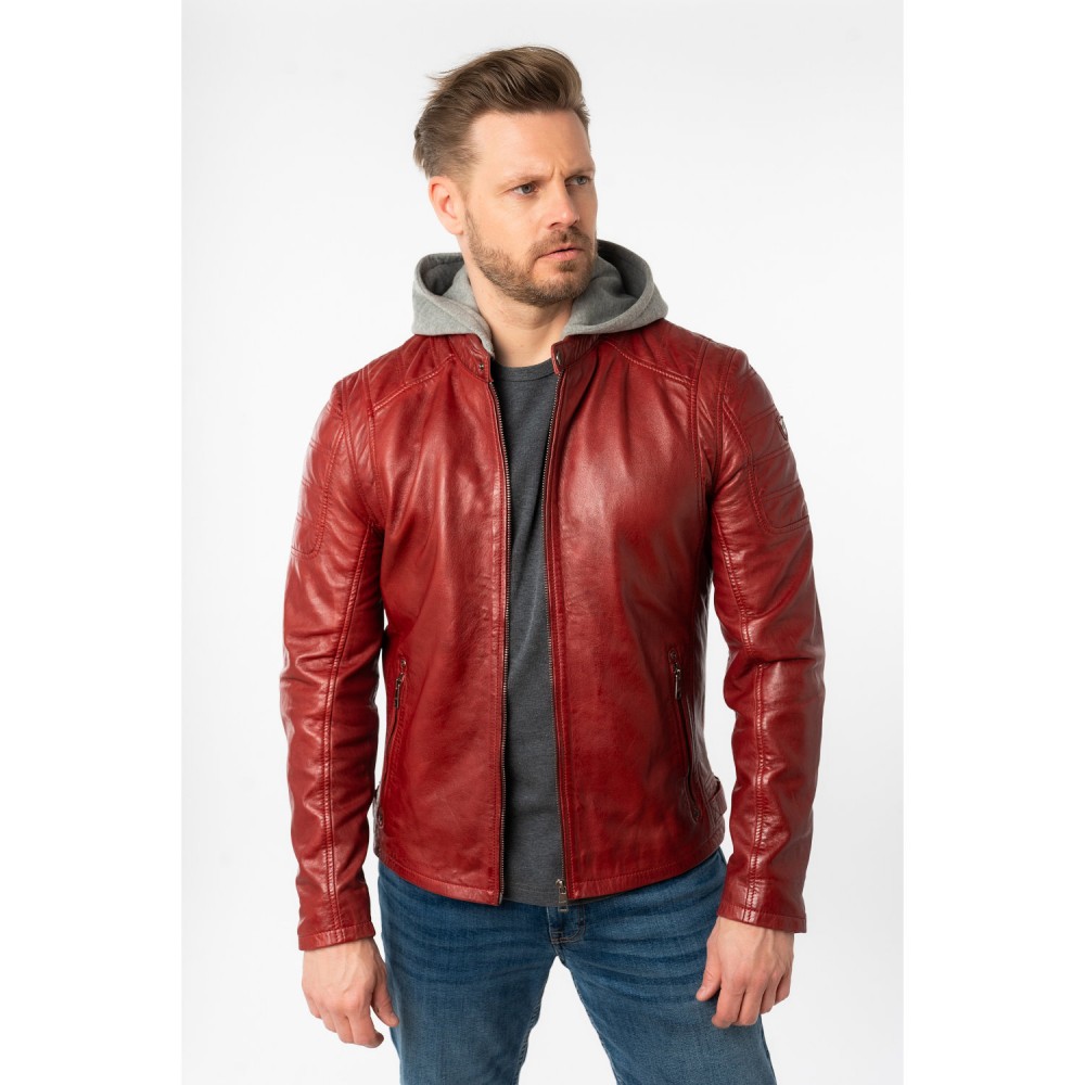 Geaca de Piele Barbati Mauritius Visinie MMRylo - readytowear