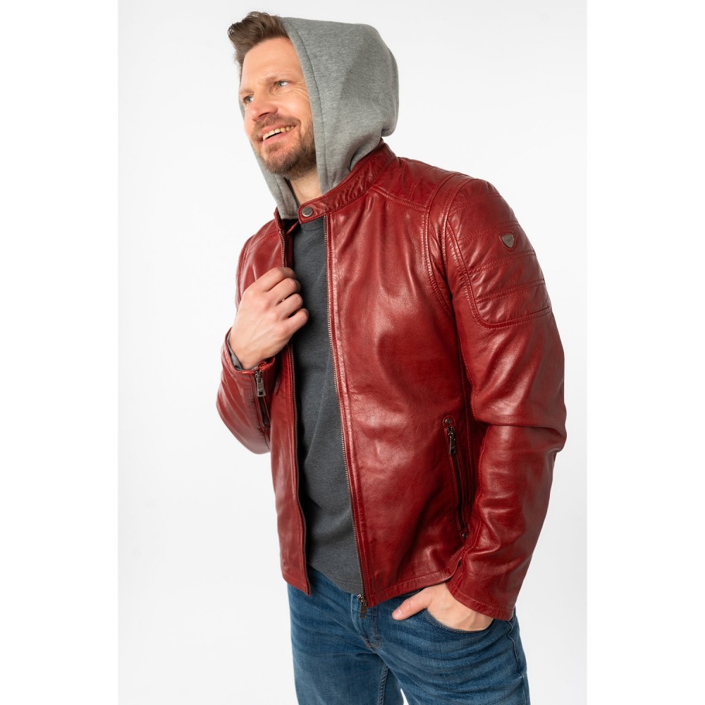 Geaca de Piele Barbati Mauritius Visinie MMRylo - readytowear