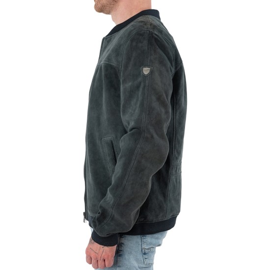 Geaca de Piele Barbati Mauritius Bleumarin MMSahol