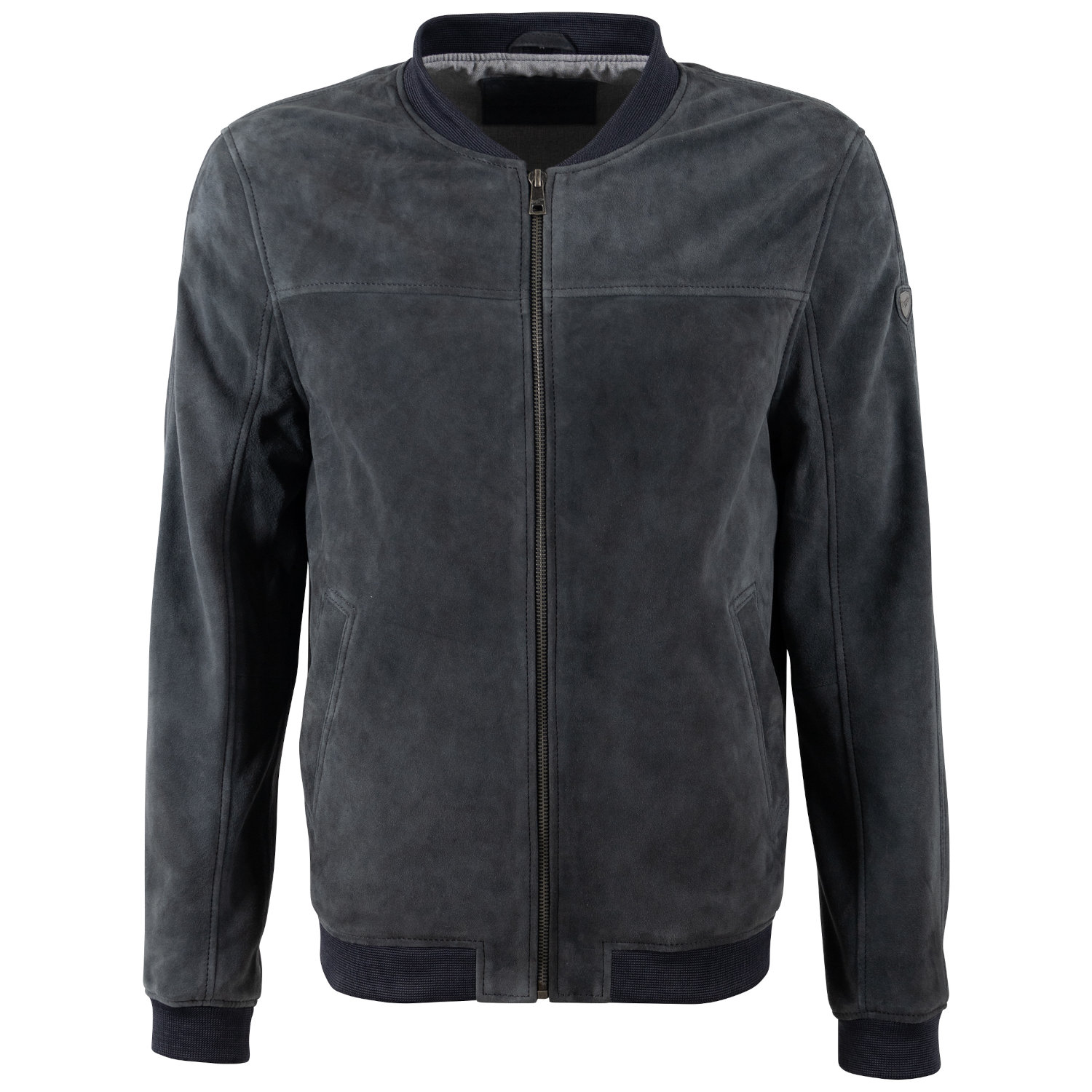 Geaca de Piele Barbati Mauritius Bleumarin MMSahol – Geci de Piele