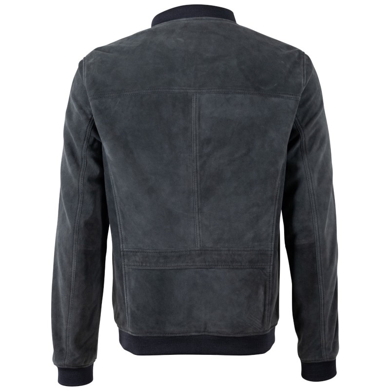 Geaca de Piele Barbati Mauritius Bleumarin MMSahol – Geci de Piele Geaca de Piele Barbati Mauritius Bleumarin MMSahol – Geci de Piele