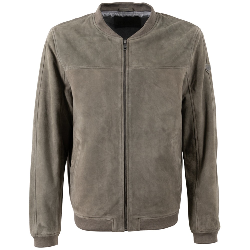 Geaca de Piele Barbati Mauritius Olive Deschis MMSahol