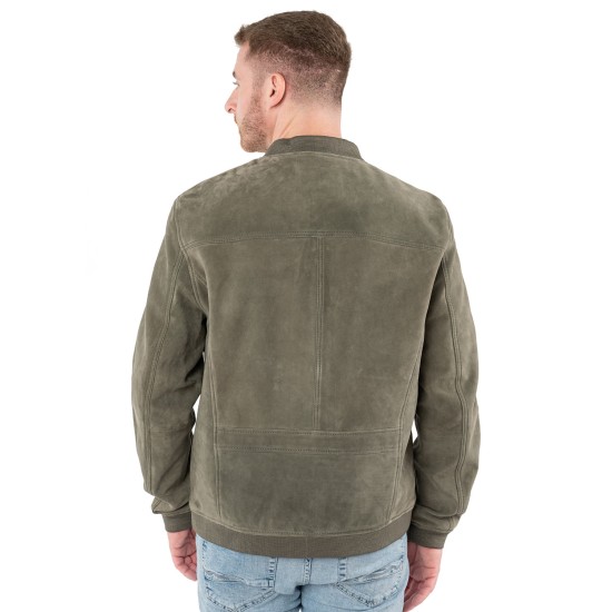 Geaca de Piele Barbati Mauritius Olive Deschis MMSahol Geaca de Piele Barbati Mauritius Olive Deschis MMSahol