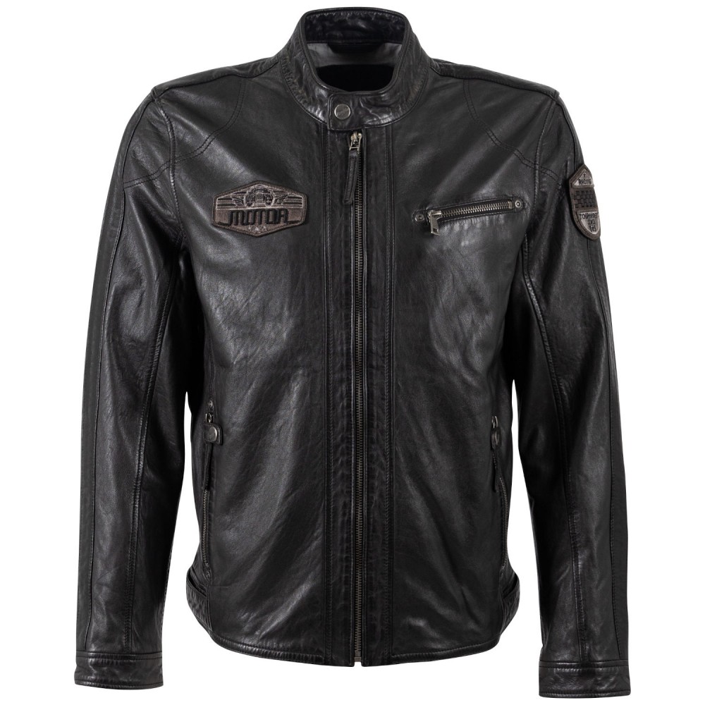 Geaca de Piele Barbati Mauritius Antracit MMShyko - readytowear