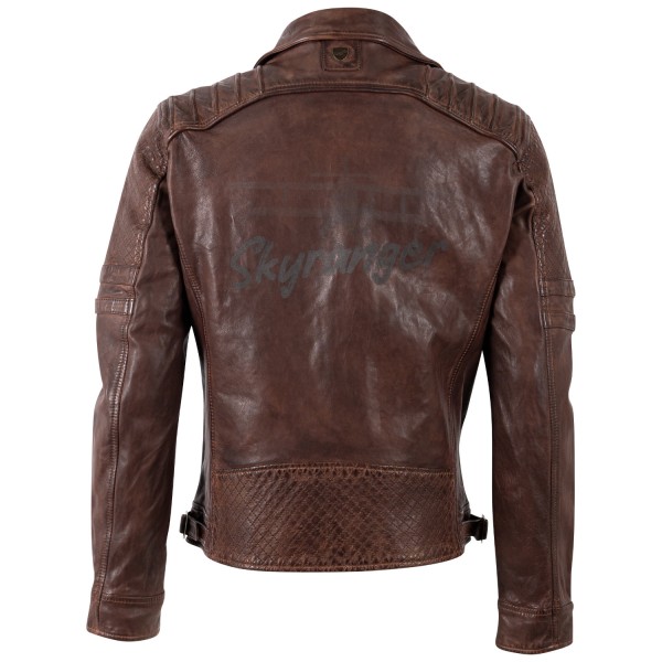 Geaca de Piele Barbati Mauritius Whiskey MMSkypilot