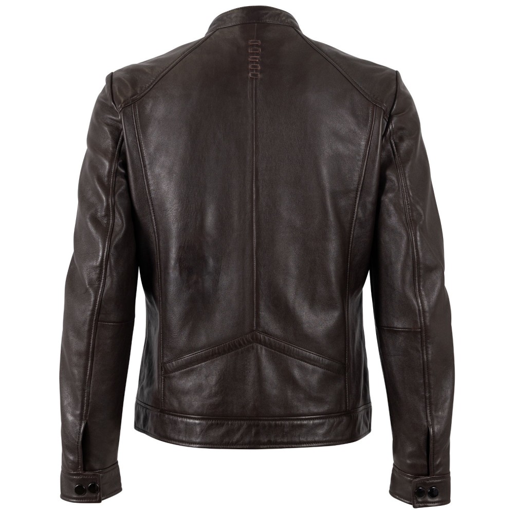 Geaca de Piele Barbati Mauritius Maro Inchis MMTibor - readytowear