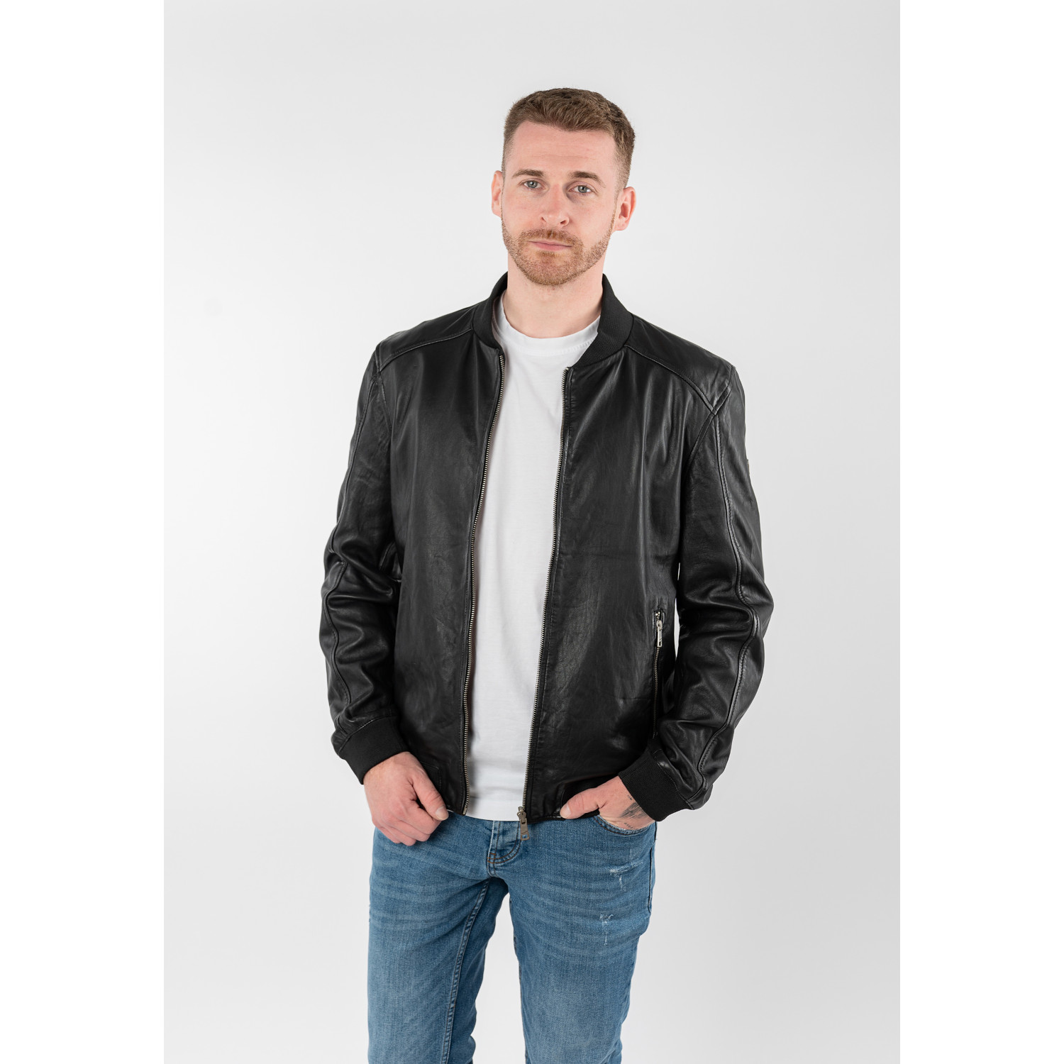 Geaca de Piele Barbati Mauritius Neagra MMTorino – Geci de Piele Geaca de Piele Barbati Mauritius Neagra MMTorino – Geci de Piele