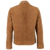 Mauritius MMTriven Geacă de Piele Întoarsă Bărbați Coniac Regular Fit Stil Casual Geacă de piele întoarsă pentru bărbați Mauritius MMTriven coniac regular fit