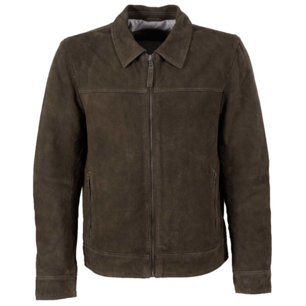 Geaca de Piele Barbati Mauritius Olive Deschis MMTriven