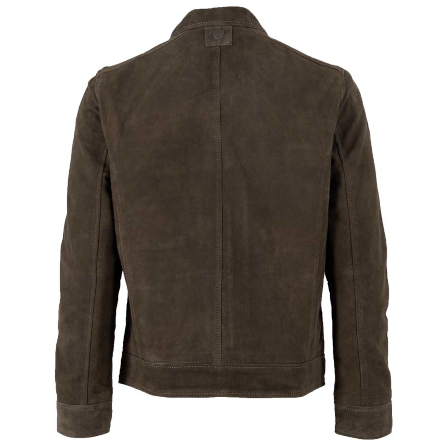 Mauritius MMTriven Geacă de Piele Bărbați Olive Deschis Regular Fit Stil Casual Geacă de piele întoarsă pentru bărbați Mauritius MMTriven olive deschis