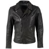 Mauritius MMTydian - Geacă de Piele Bărbați Verde Închis Regular Fit, Stil Biker Vintage Geacă de Piele Bărbați Mauritius Verde Închis MMTydian Stil Biker
