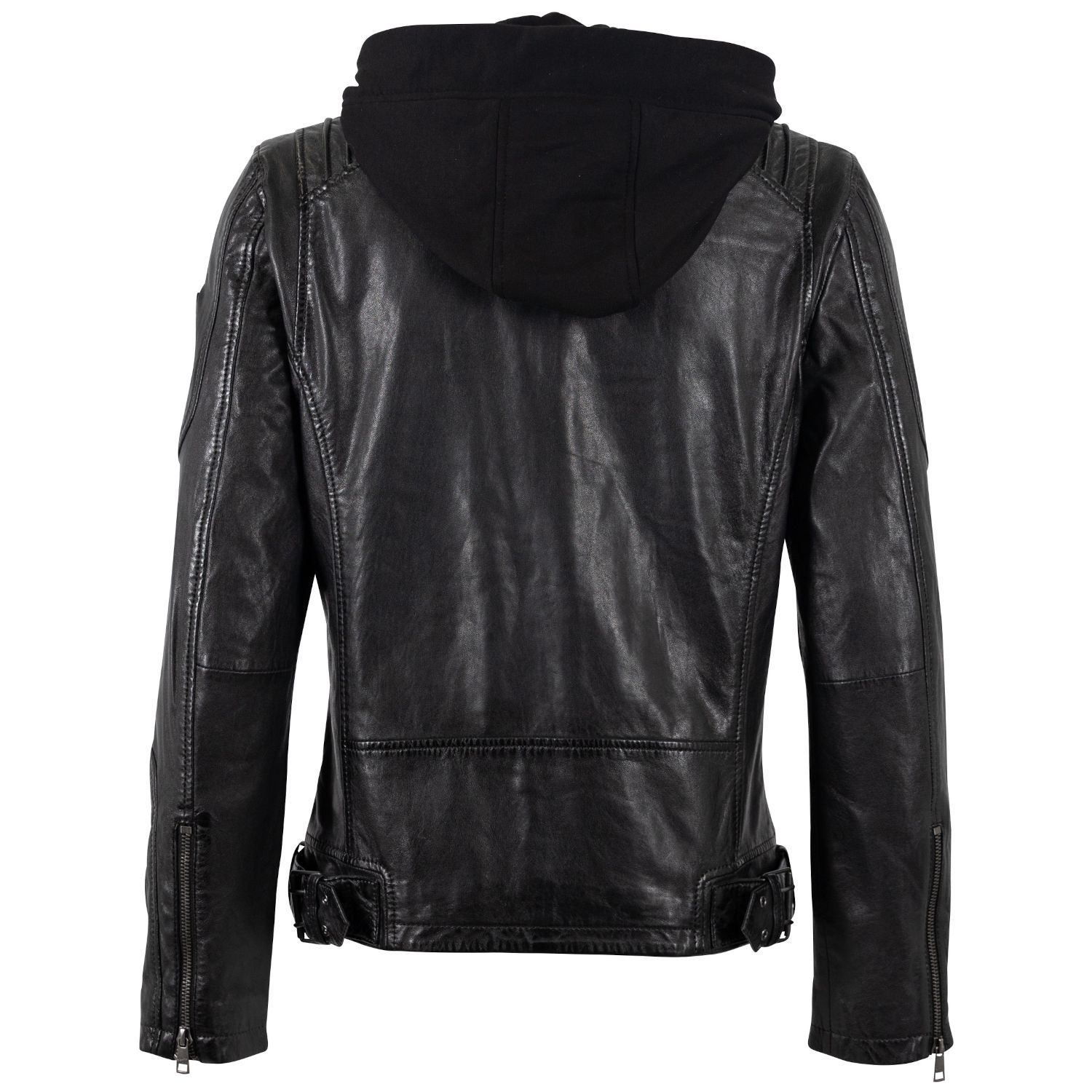 Geaca de Piele Barbati Mauritius Antracit Inchis MMUbaldo – Geci de Piele