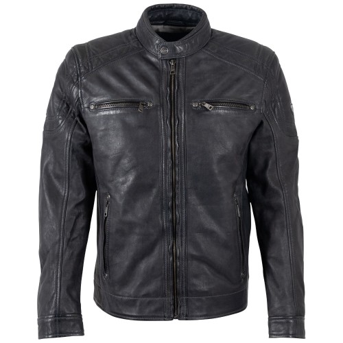 Geaca de Piele Barbati Mauritius Bleumarin MMVitum