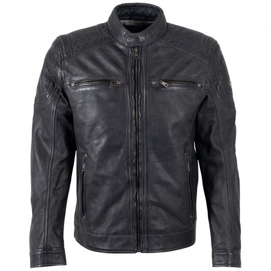 Geaca de Piele Barbati Mauritius Bleumarin MMVitum