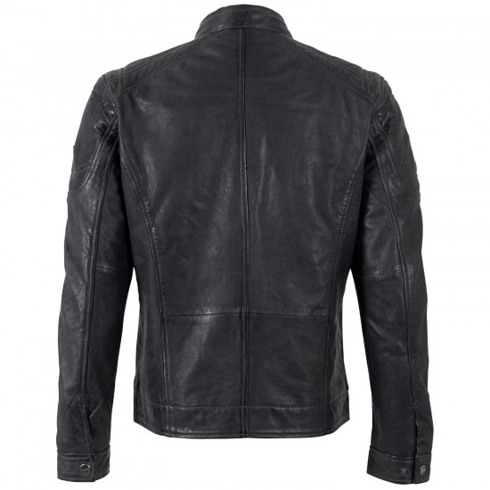 Geaca de Piele Barbati Mauritius Bleumarin MMVitum