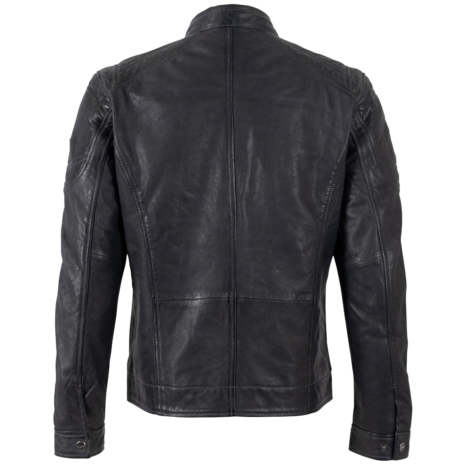 Geaca de Piele Barbati Mauritius Bleumarin MMVitum – Geci de Piele