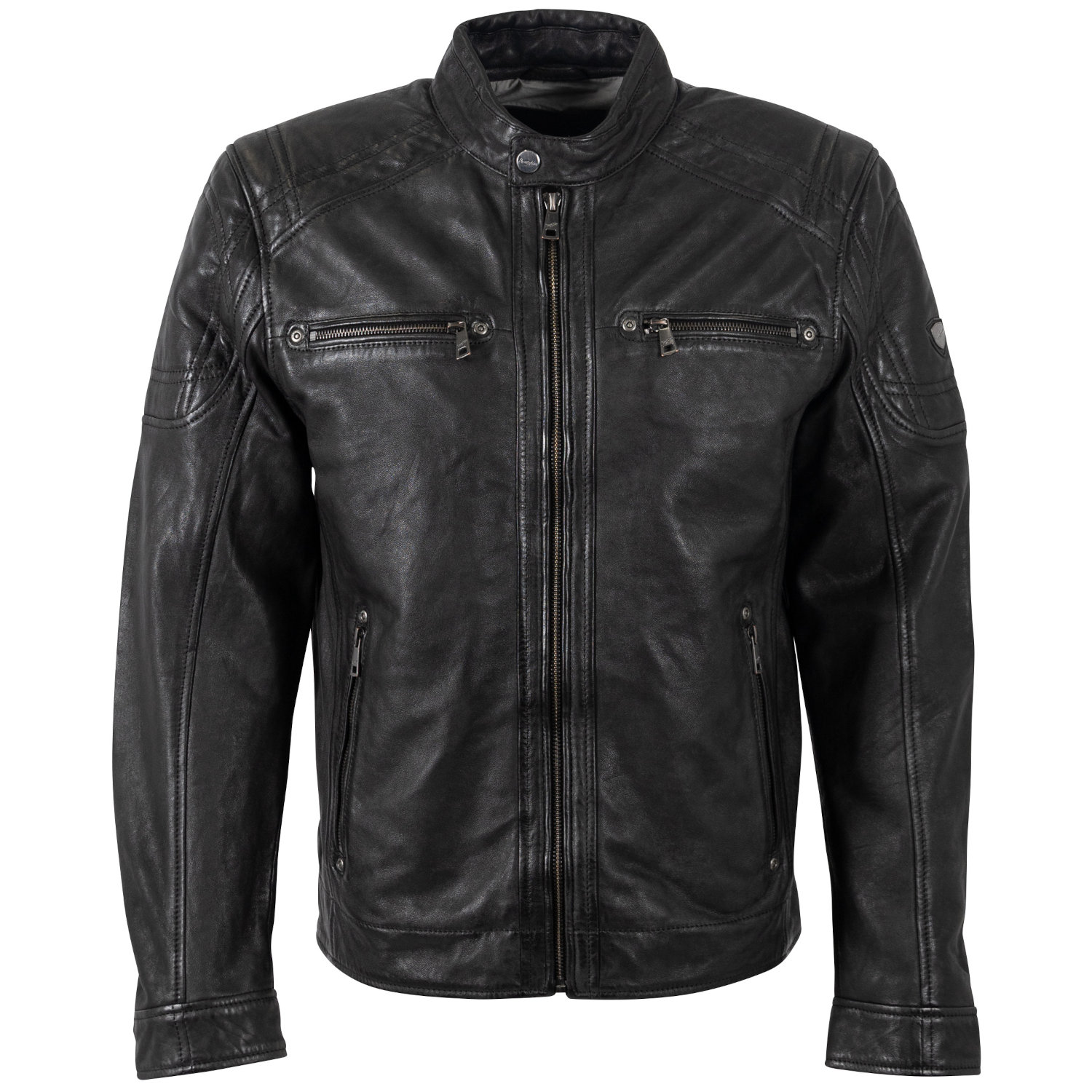 Geaca de Piele Barbati Mauritius Neagra MMVitum – Black Friday Geaca de Piele Barbati Mauritius Neagra MMVitum – Black Friday