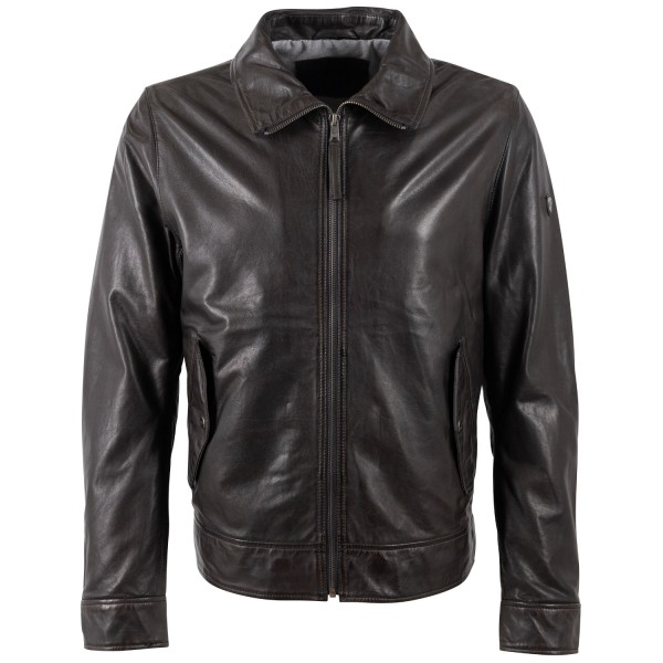 Geaca de Piele Barbati Mauritius Maro Inchis MMVylli