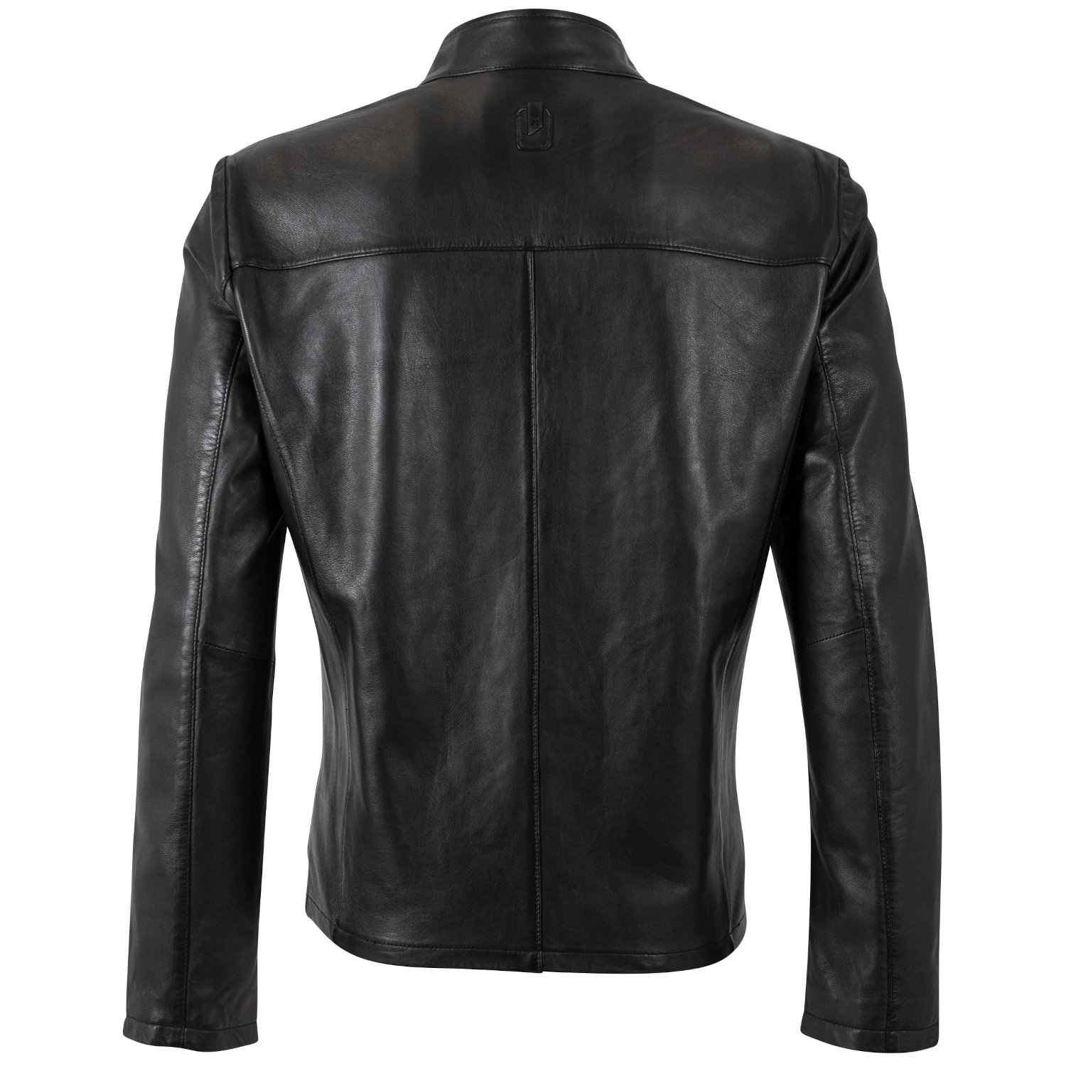 Geaca de piele barbati Mauritius Silver MSMKelwin, regular fit Geaca de piele barbati Mauritius Silver MSMKelwin neagra