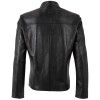 Geaca de piele barbati Mauritius Silver MSMKelwin neagra