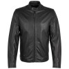 Geaca de Piele Barbati Mauritius Silver Neagra MSMKovin – Geci de Piele