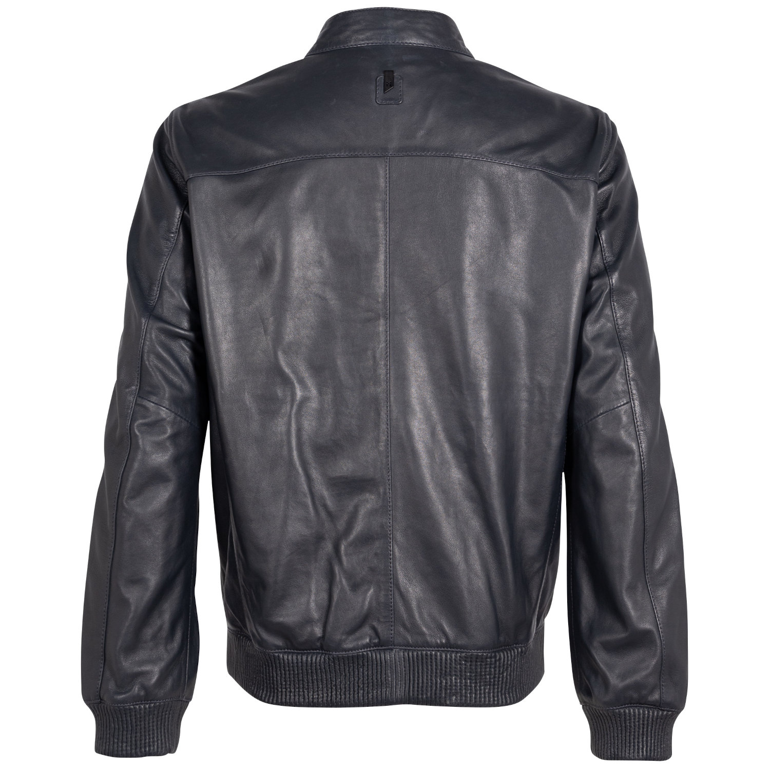 Geaca de Piele Barbati Mauritius Silver Bleumarin Inchis MSMLucano – Geci de Piele