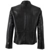 Geaca de piele barbati Mauritius Silver MSMPevek, regular fit Geaca de piele barbati Mauritius Silver MSMPevek neagra